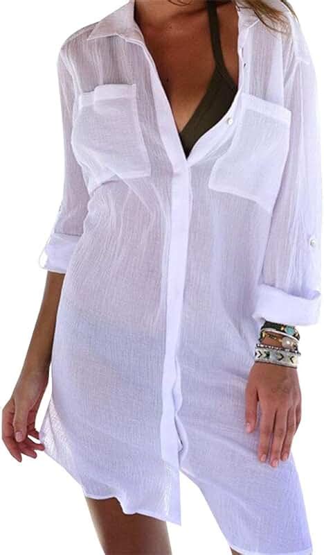 Amazon.ca: Chemise Transparente Femme